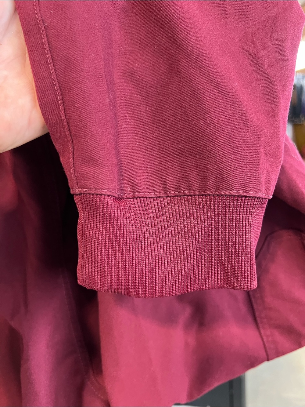 Jaanuu Women’s Scrub Jogger Pants – Burgundy/Wine Color. 26-05-04 - Picture 8 of 8